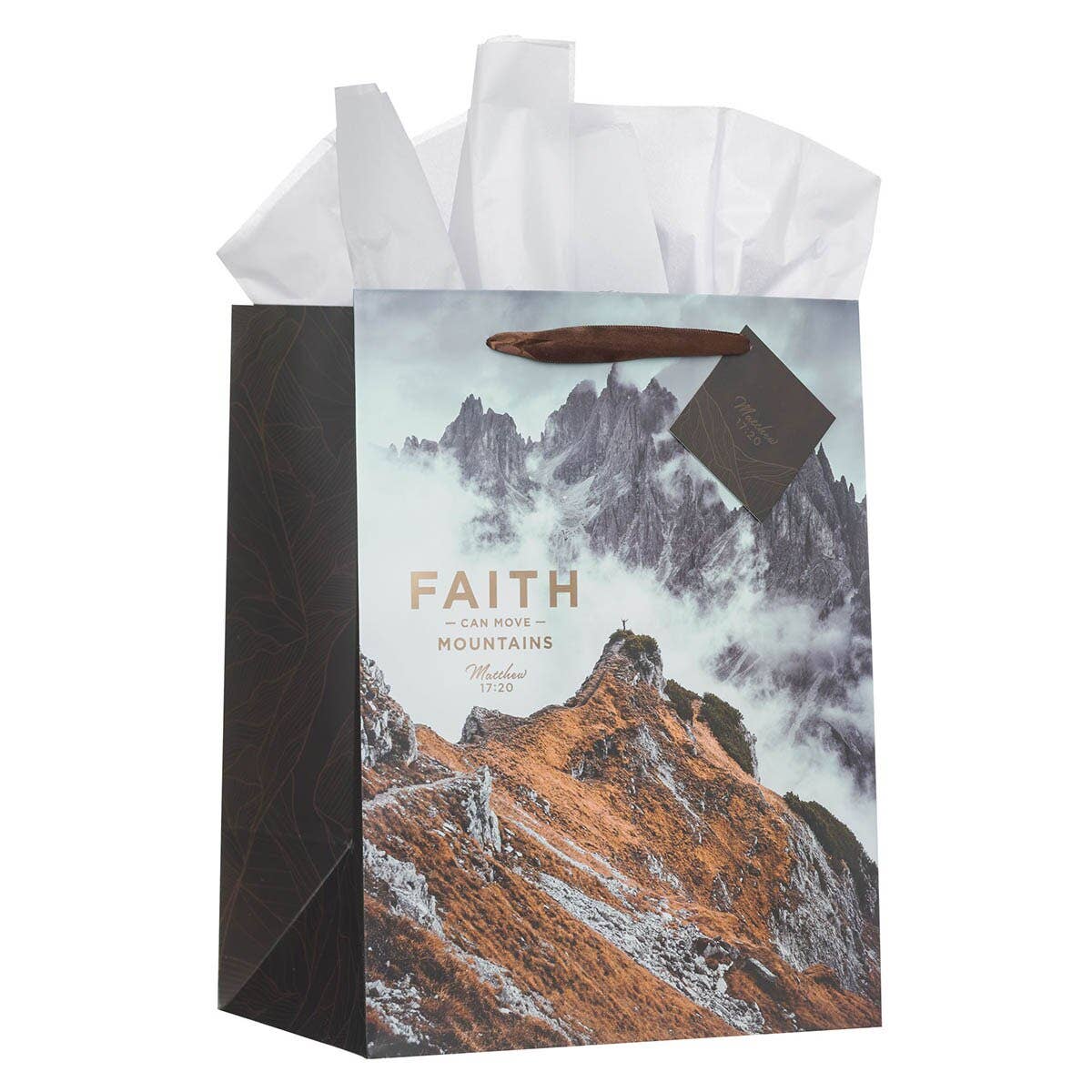 Gift Bag LG Portrait Faith Mountains