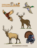 Hunting I Weatherproof Sticker Sheet