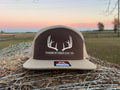 Classic Whitetail Rack - Flatbill Snapback Hat - Richardson 168