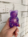 Gummy, bear, glitter squishy