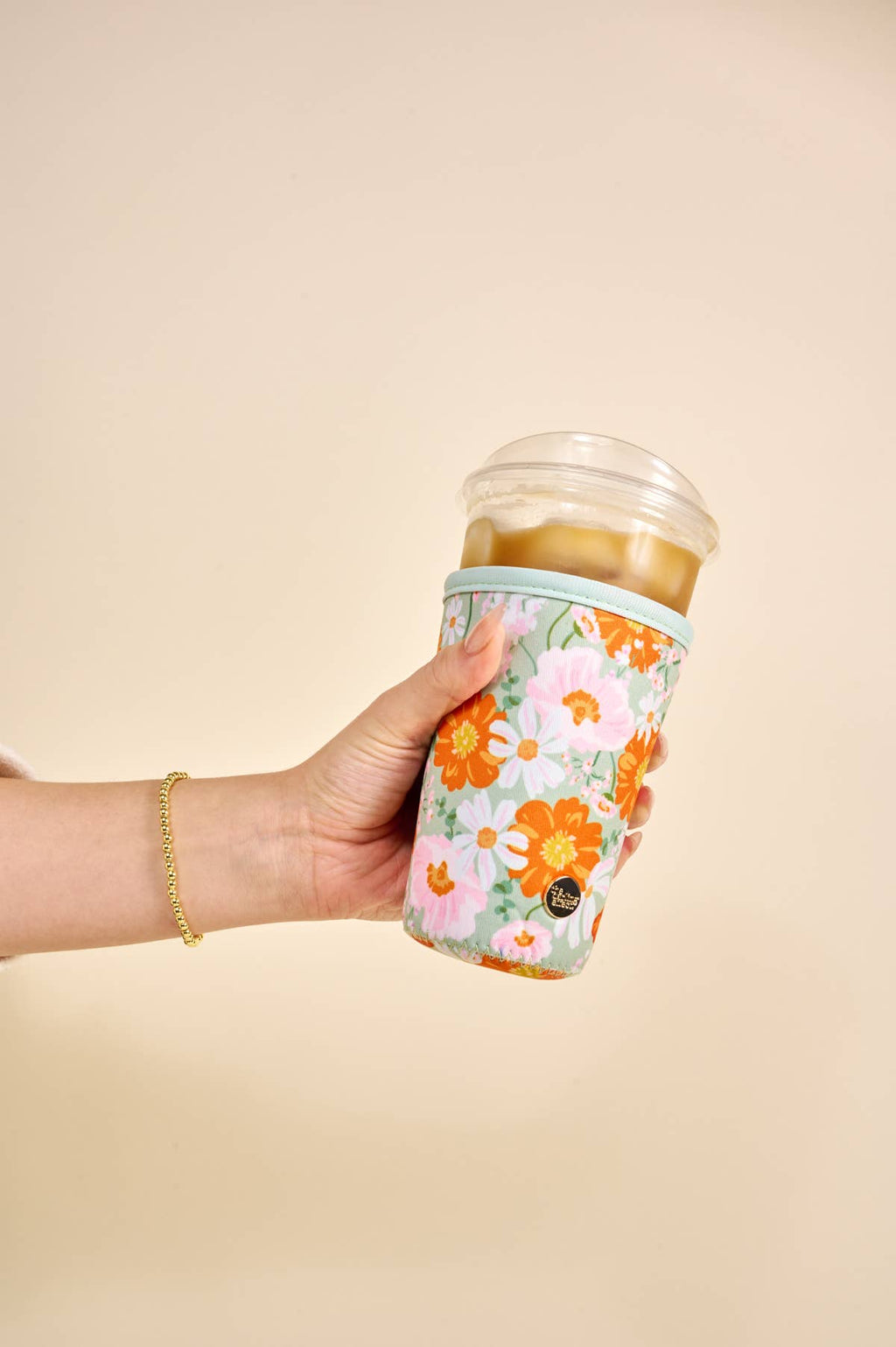 Sip Savvy Drink Sleeve–Large–Bouquet Beauty Sage