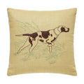 CAMP WANDAWEGA POINTER CHAINSTITCHED PILLOW- Camp W