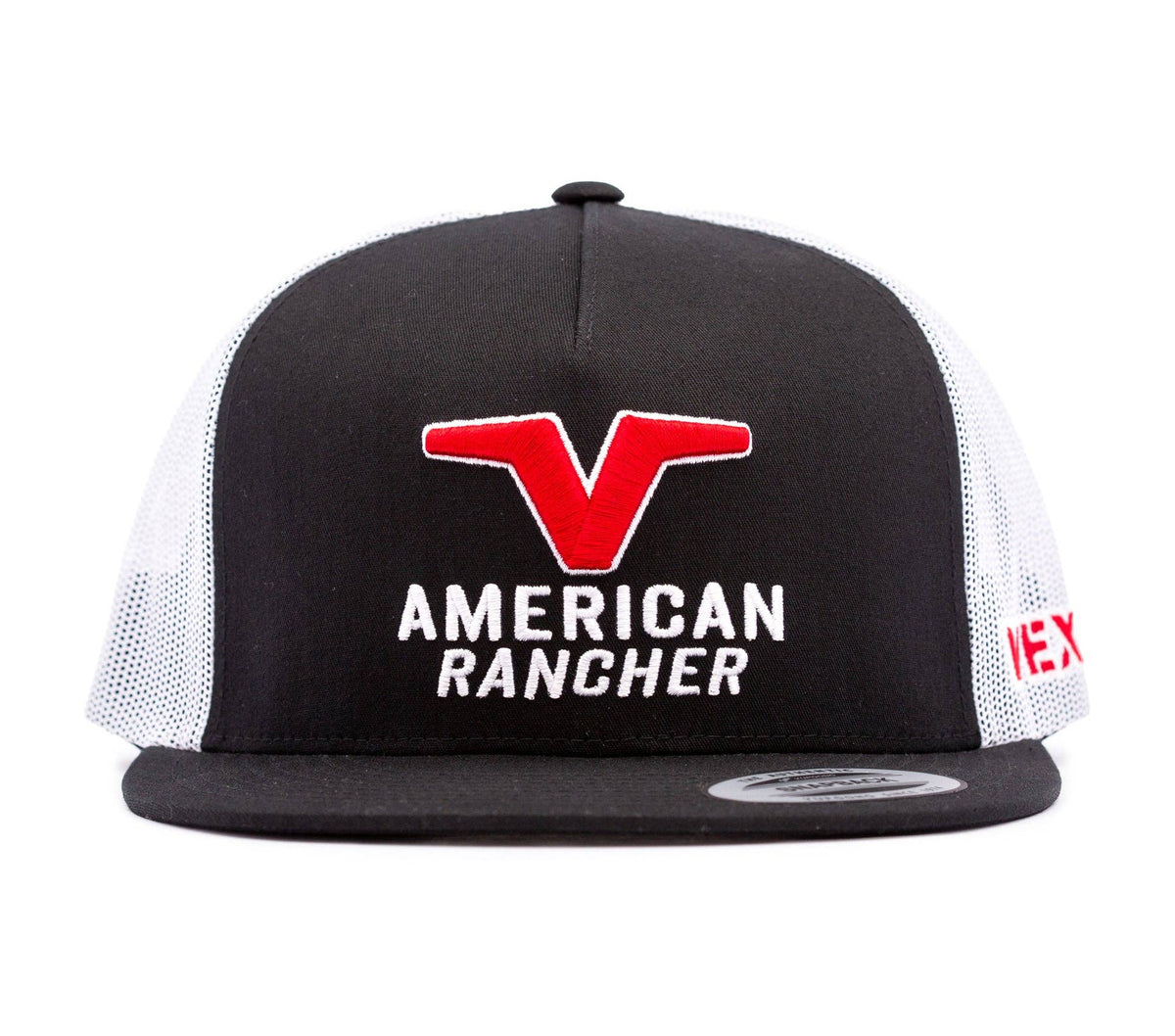 American Rancher - Logo - Black/White Mesh
