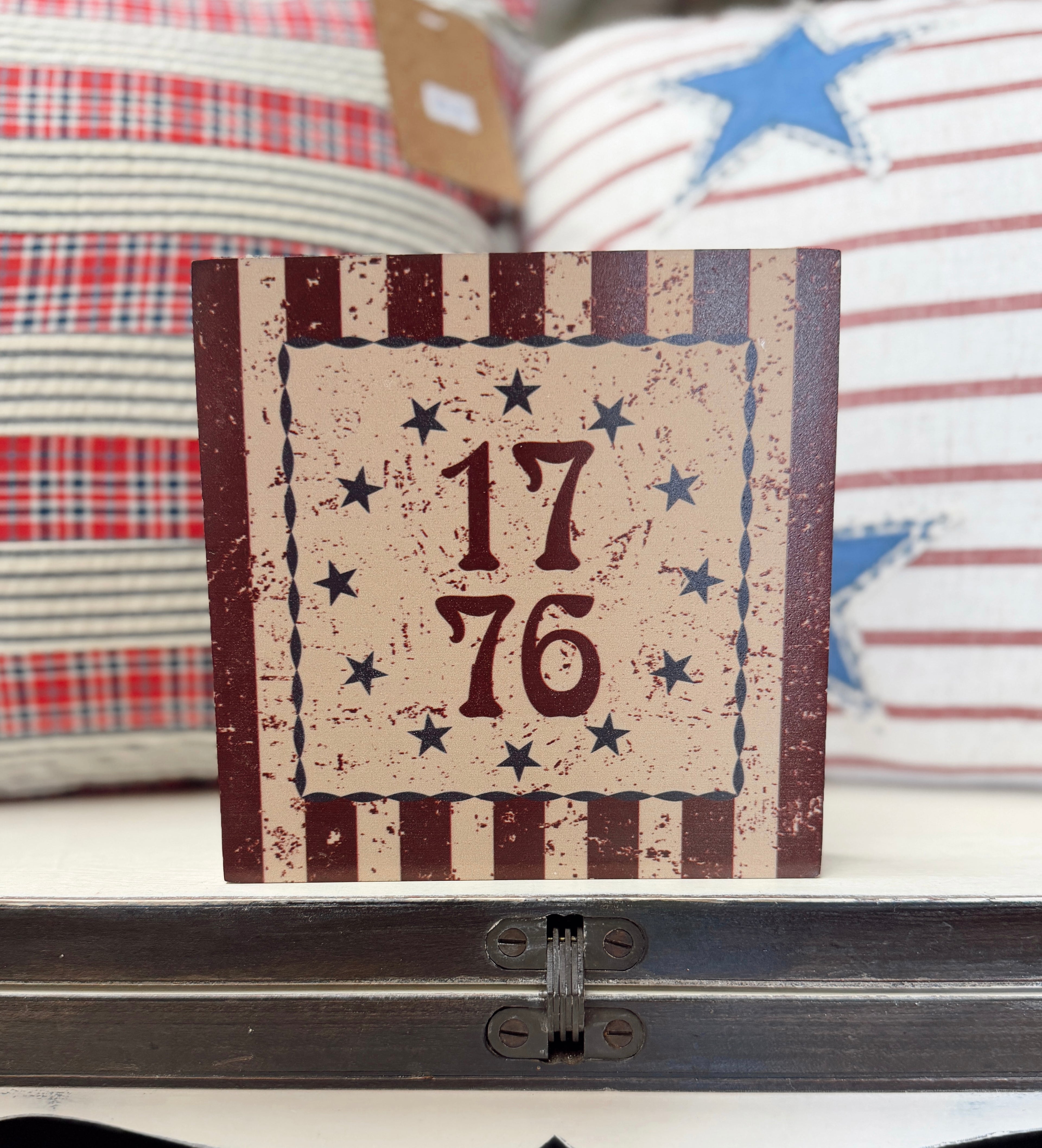 1776 Blue Stars & Stripes Block