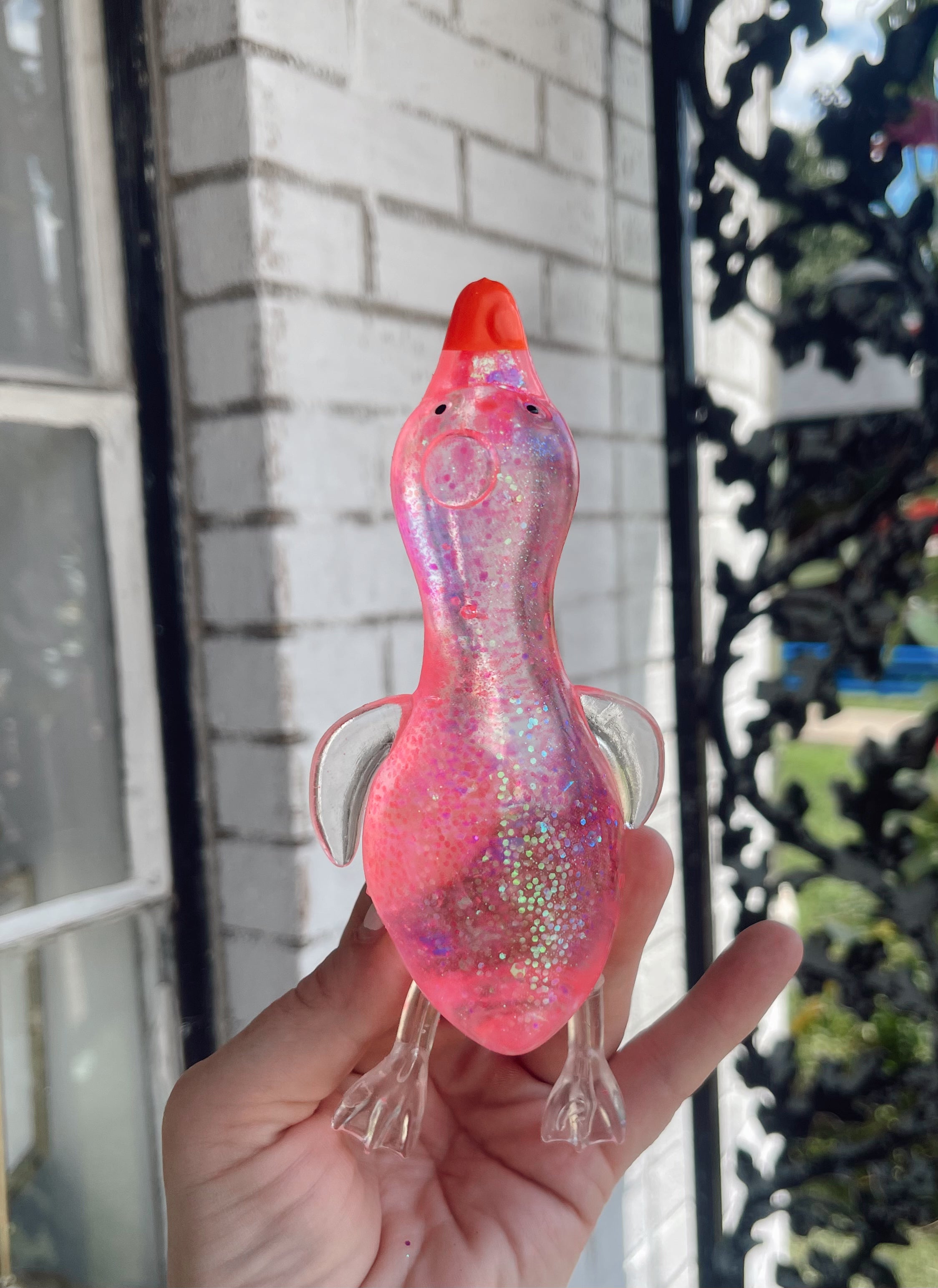 Glitter duck squishy