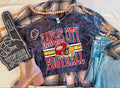 KANSAS CITY FOOTBALL ACID WASH TEE