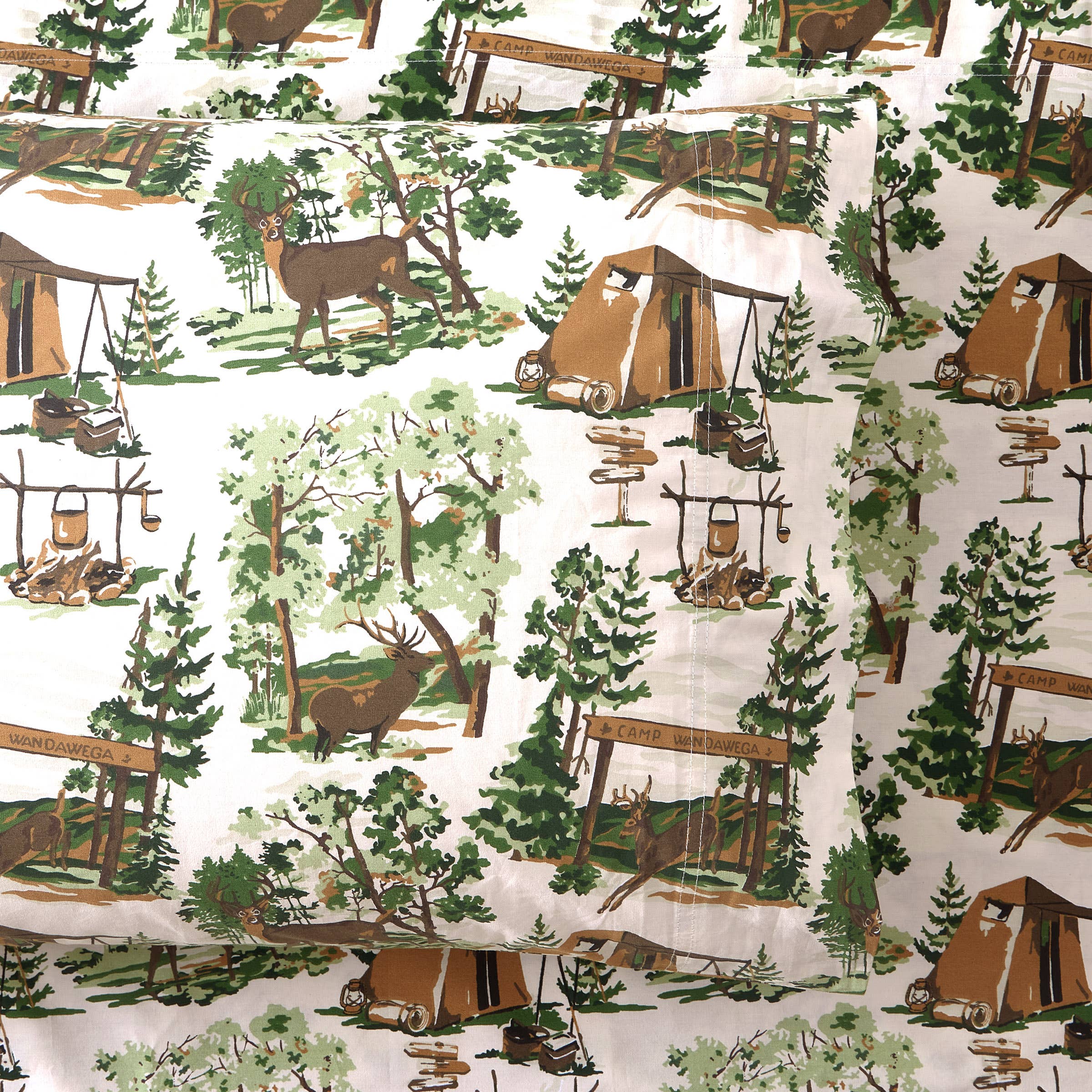CAMP WANDAWEGA SHEET SET - Camp W