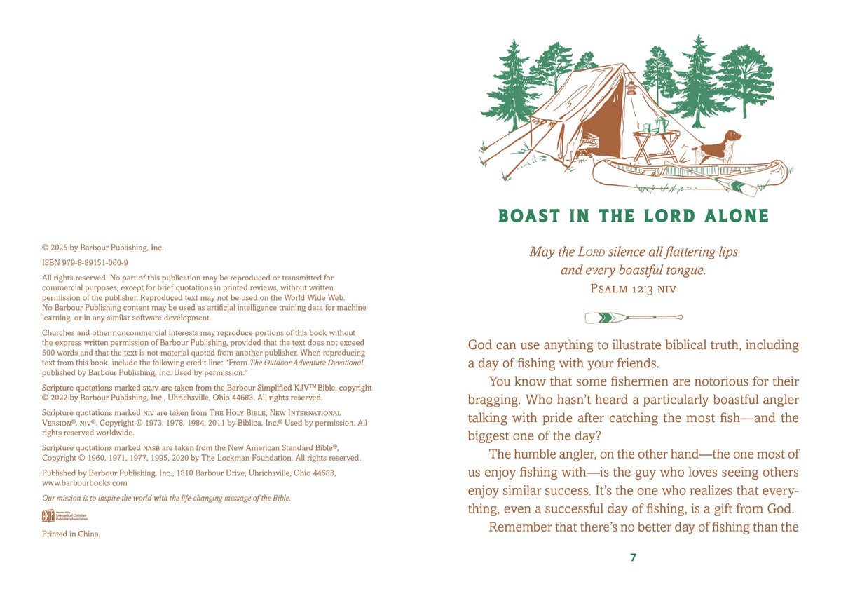 The Outdoor Adventure Devotional
