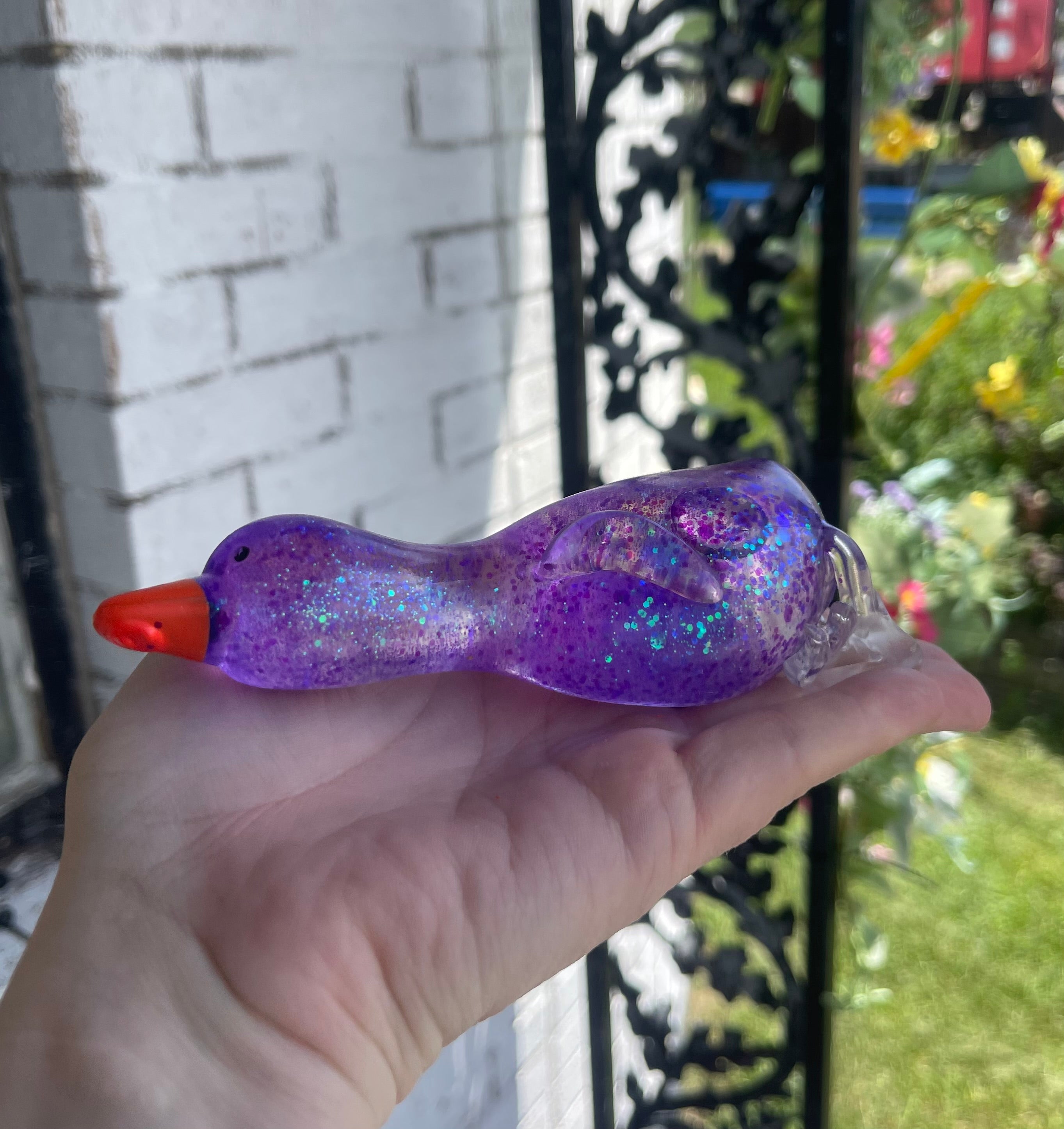Glitter duck squishy