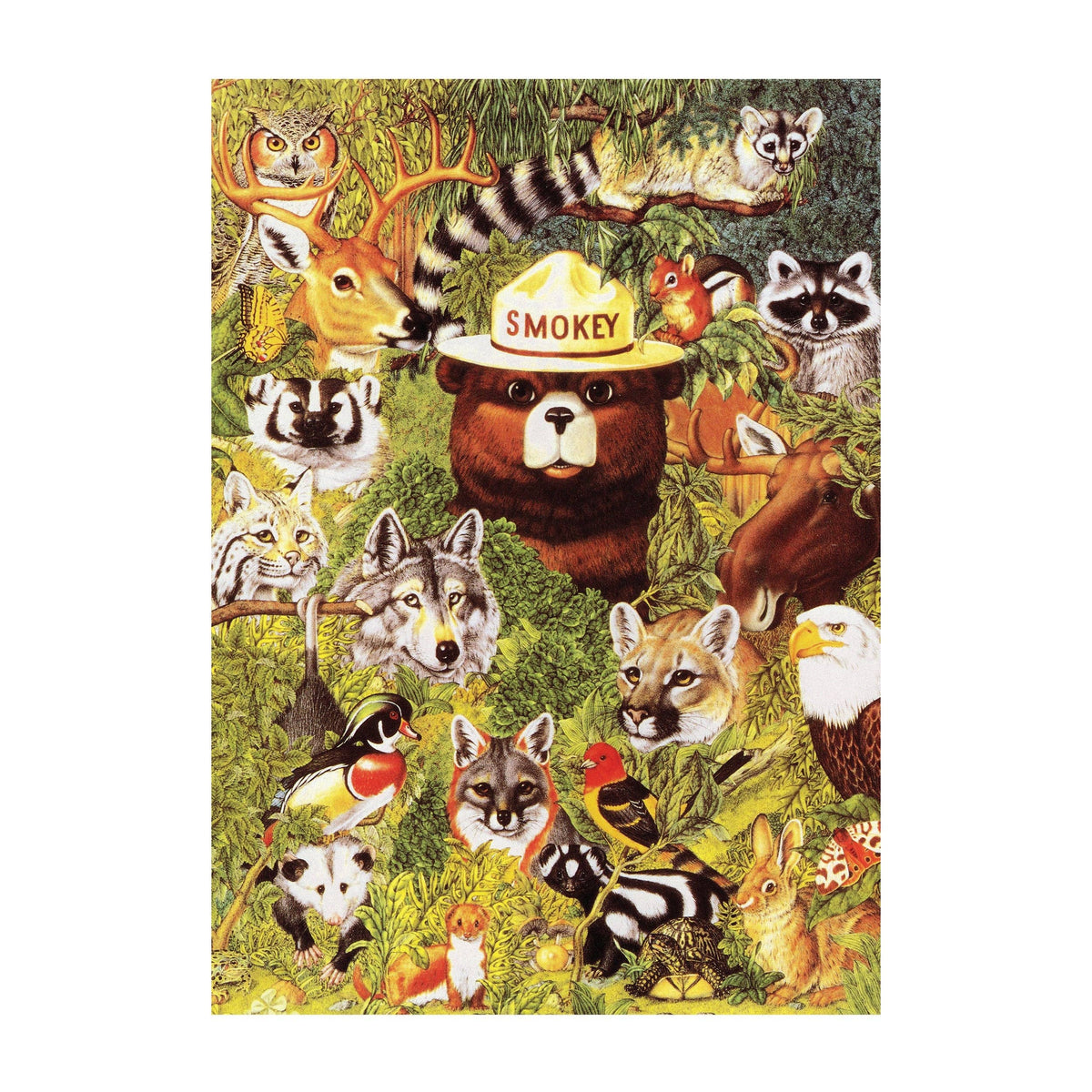 Puzzle in Tin 1000-Piece-Smokey and Friends