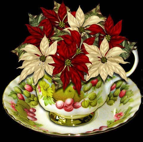 Christmas Keepsake Hankie Card