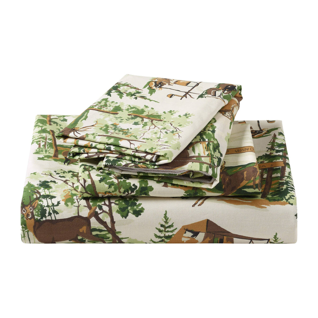 CAMP WANDAWEGA SHEET SET - Camp W