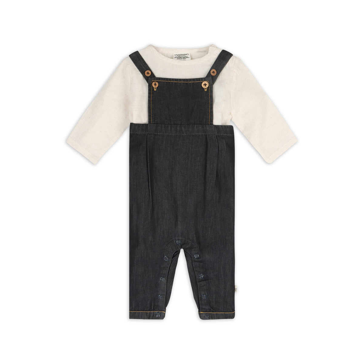 Paul Denim Jumpsuit & Shirt Set (Organic Cotton)