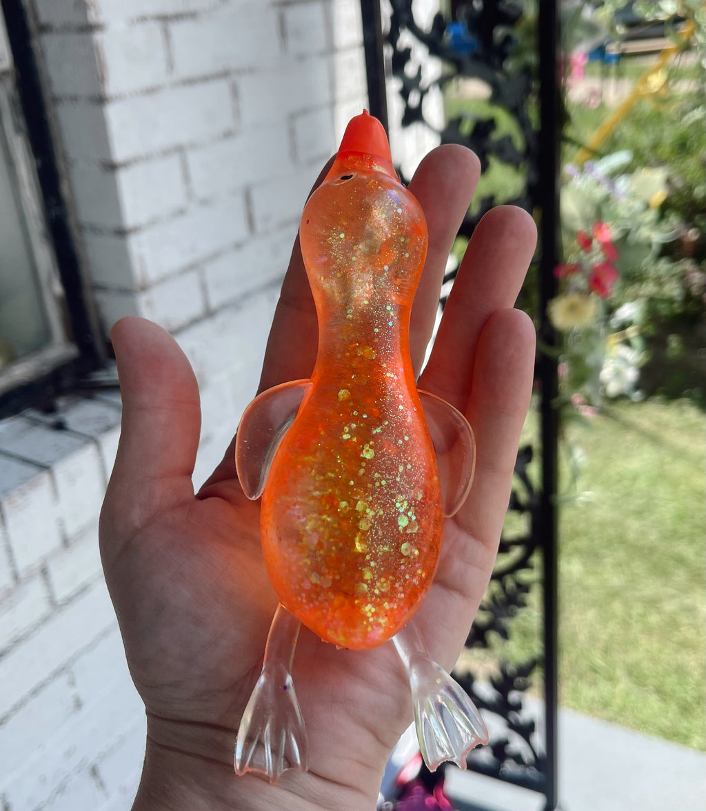 Glitter duck squishy