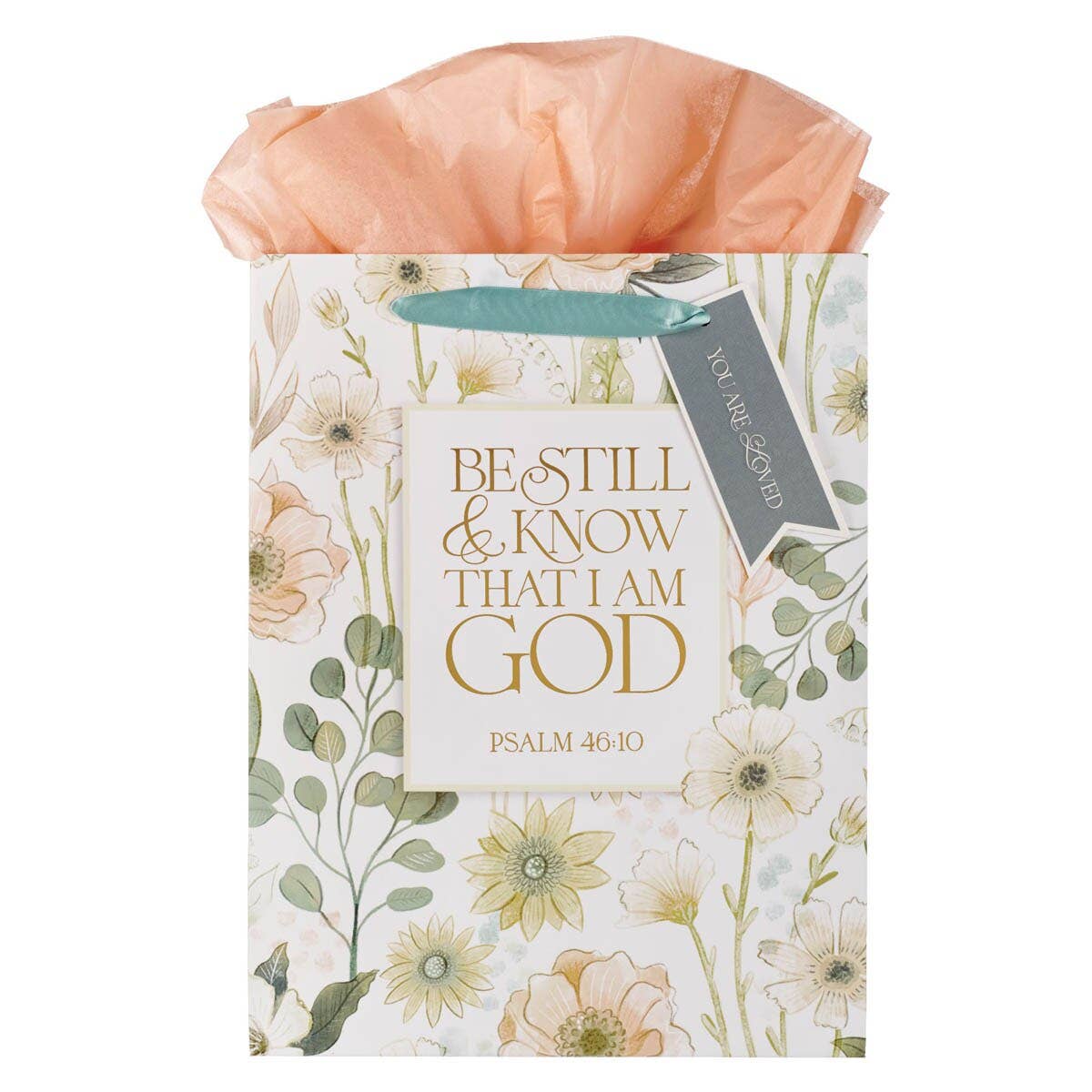 Gift Bag LG Portrait Be Still Ps. 46:10