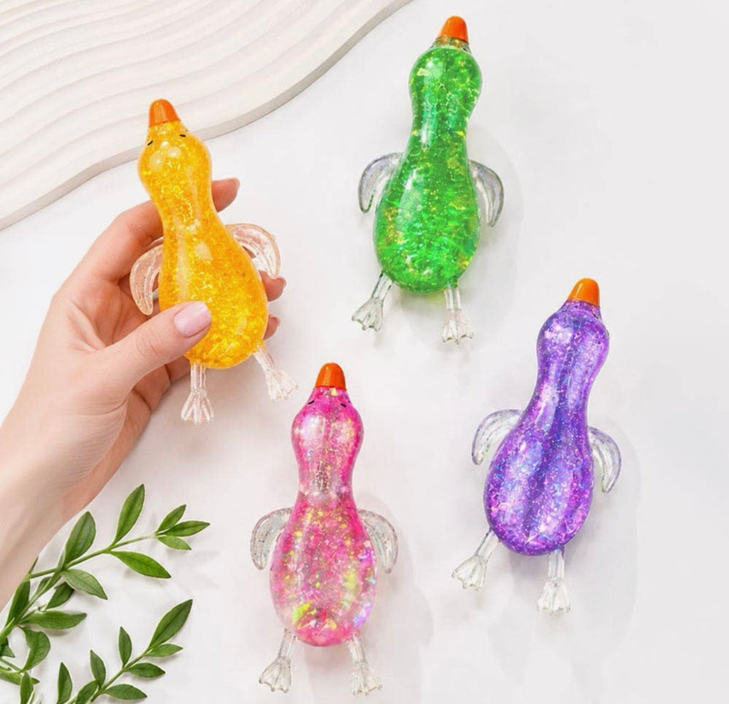 Glitter duck squishy