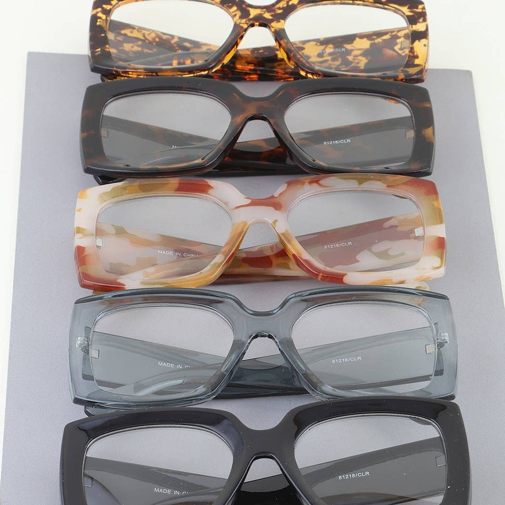 Boxy Pattern Optical Glasses