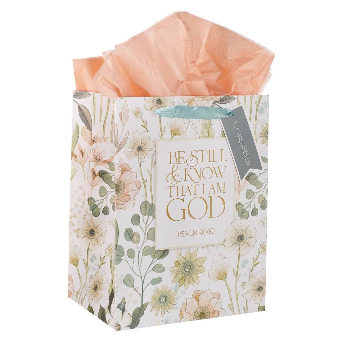 Gift Bag LG Portrait Be Still Ps. 46:10