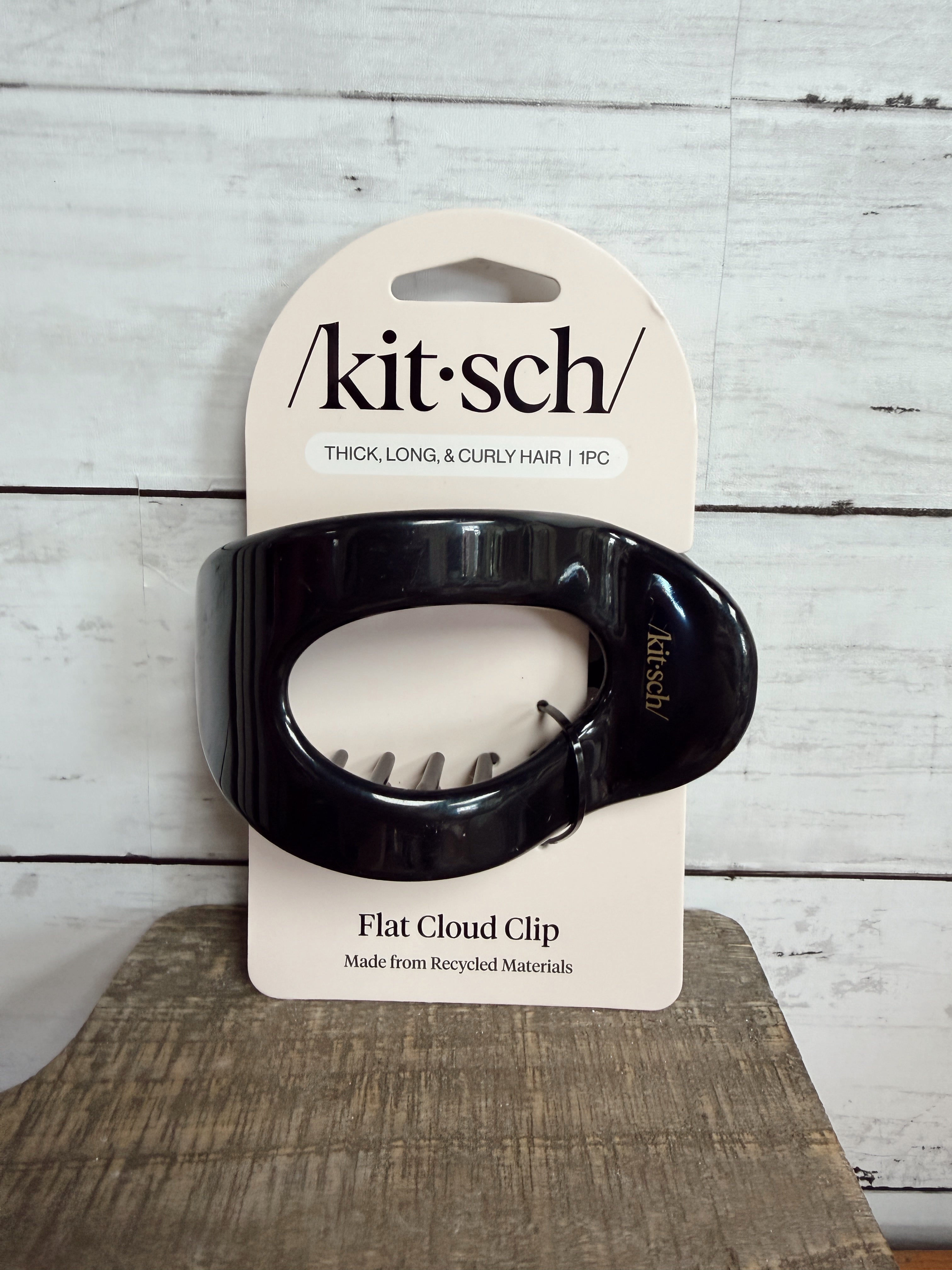 Kit•sch Black Flat Cloud Clip