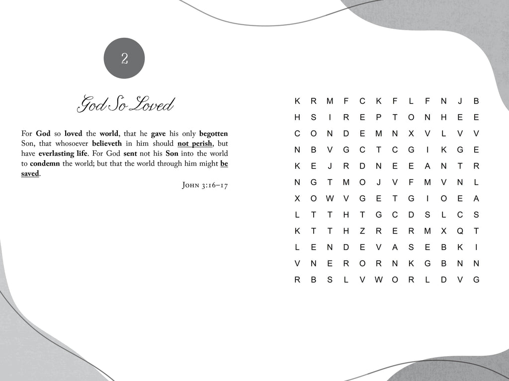 Calming Bible Word Searches