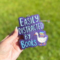 Easily Distracted by Books Freshie
