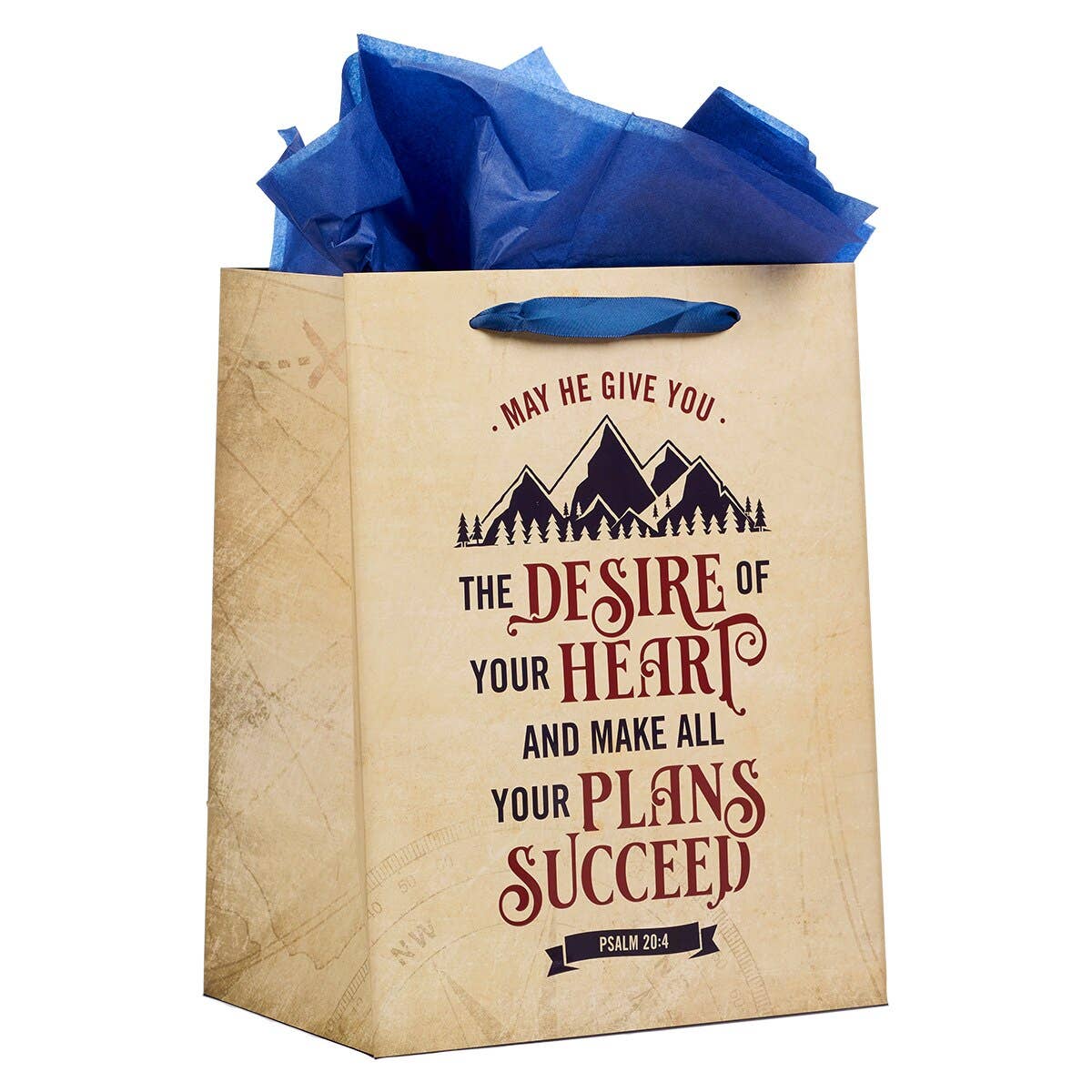 Desires of Your Heart Large Portrait Gift Bag with Card Set