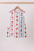 Red Apple Pencil Dress