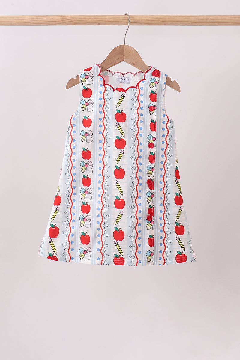 Red Apple Pencil Dress