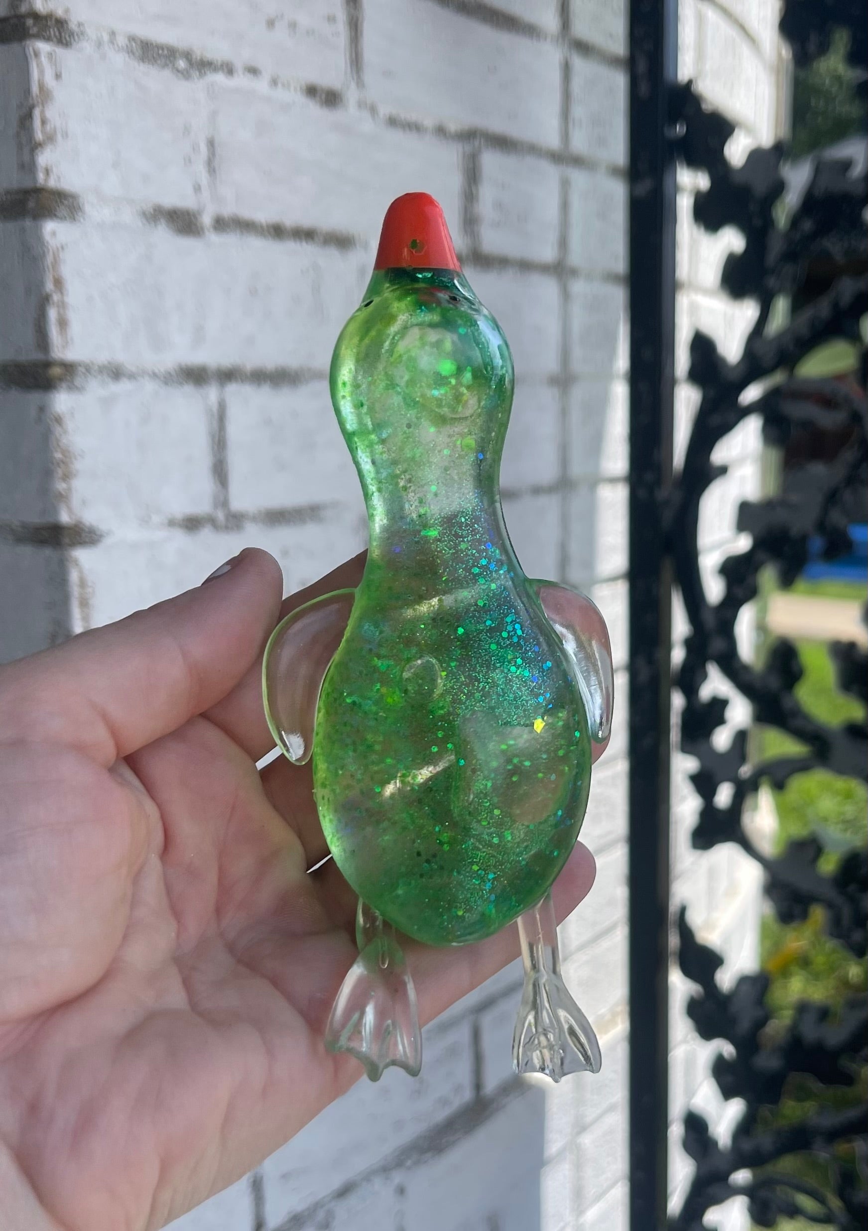 Glitter duck squishy