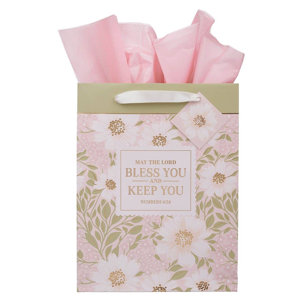 Gift Bag LG Portrait Bless You And Keep You Num. 6:24