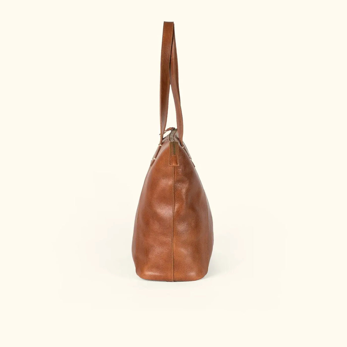 Handmade Buffalo Leather Tote Bag for Women—19 Inches