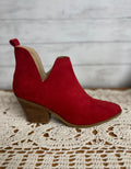 Corkys Red Ankle Boots