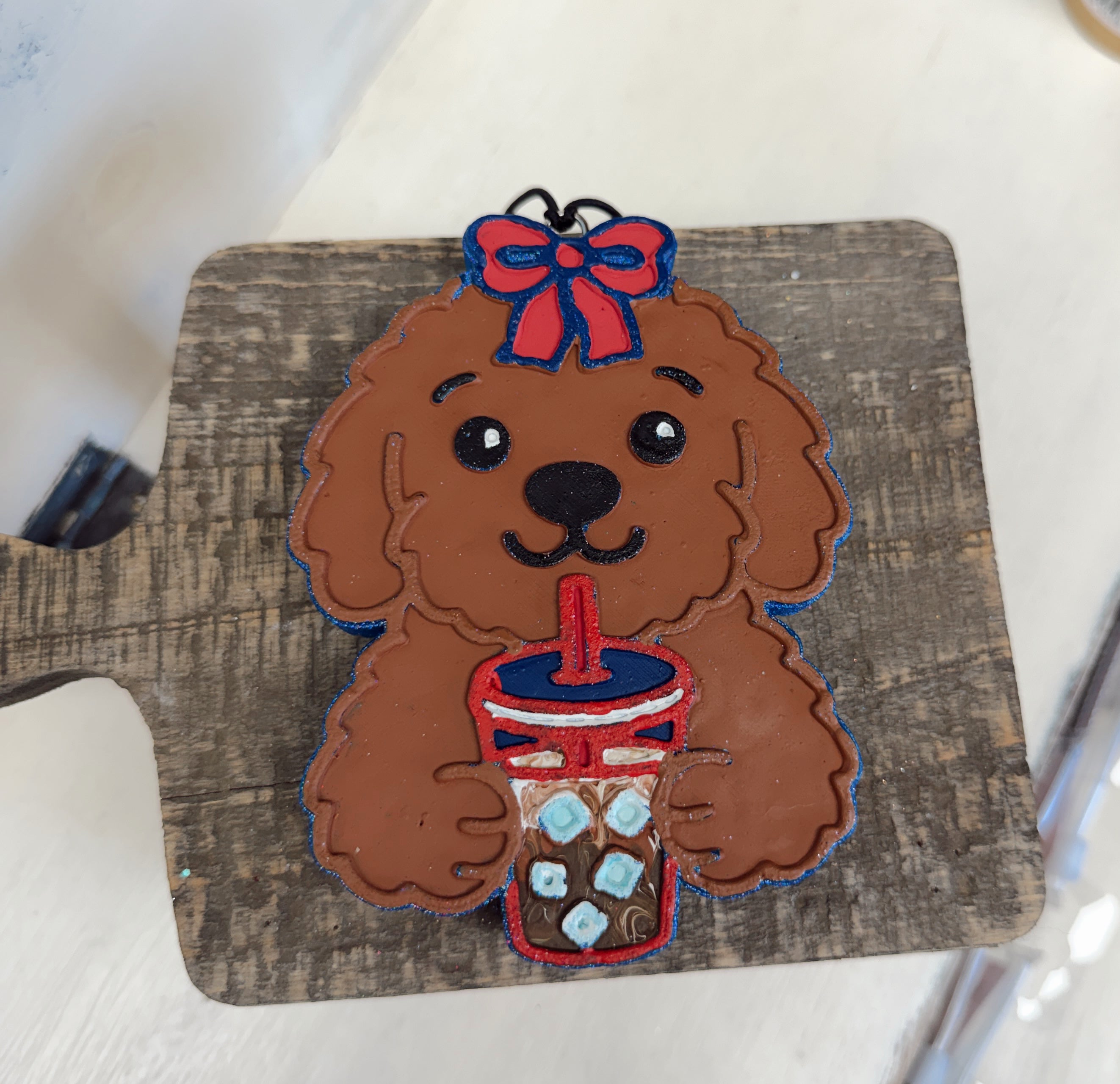 Poodle Car Freshie