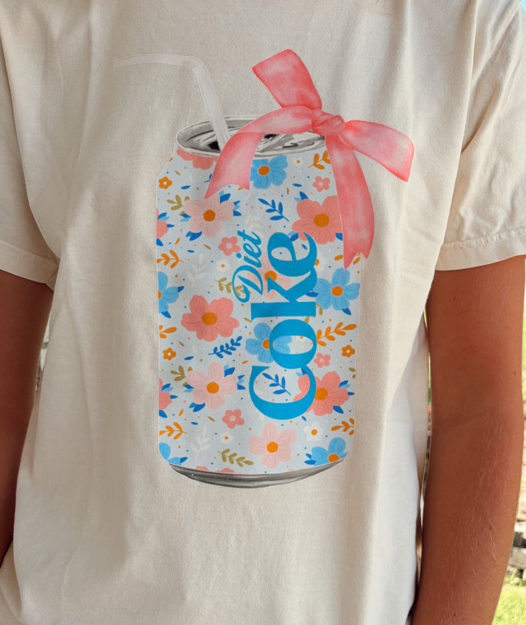 Floral Diet Coke shirt