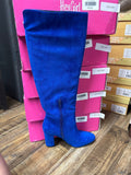 Corky Blue Knee High Boots