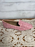 Corkys Pink Tweed Flat Shoes