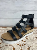 Corky Black Sandals