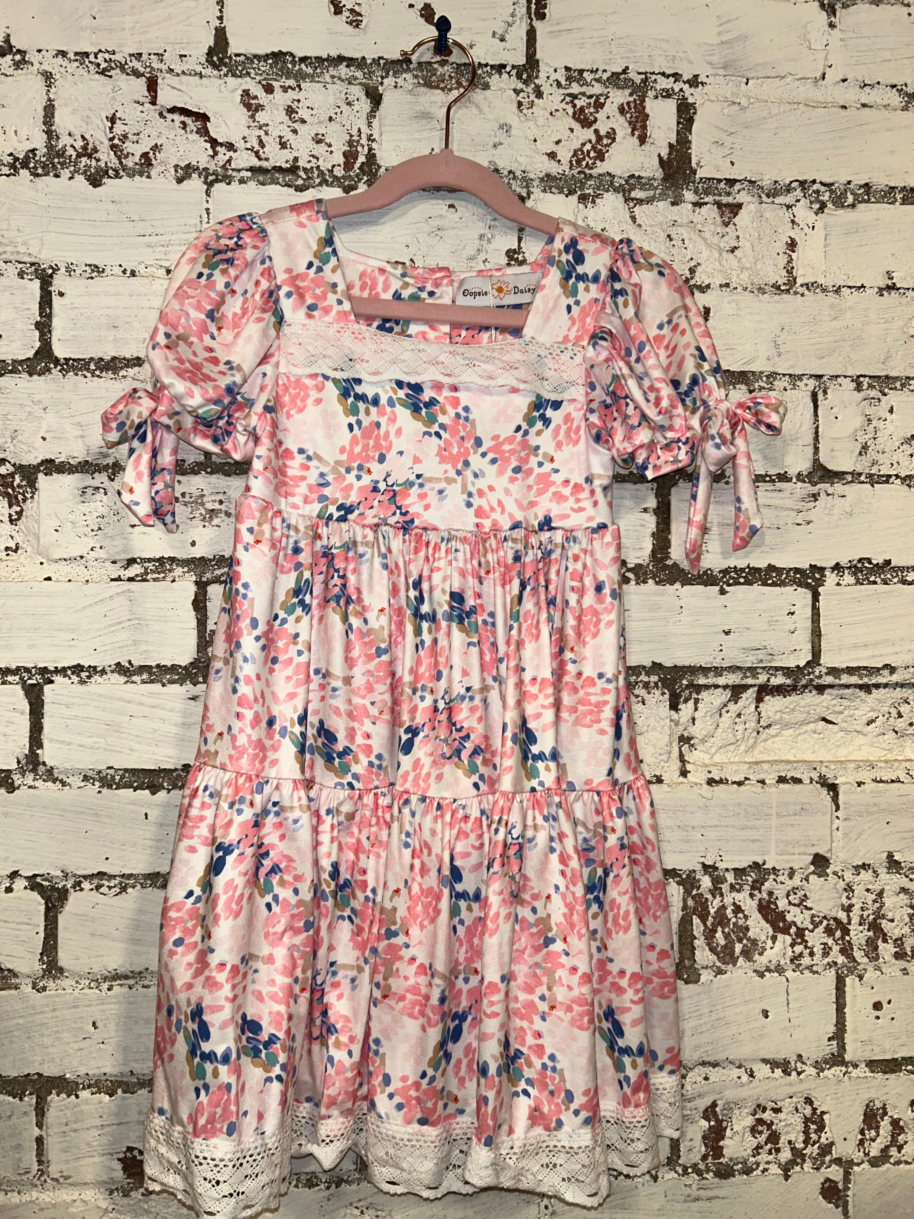 Oopsie Daisy Spring Watercolor Flowers Dress