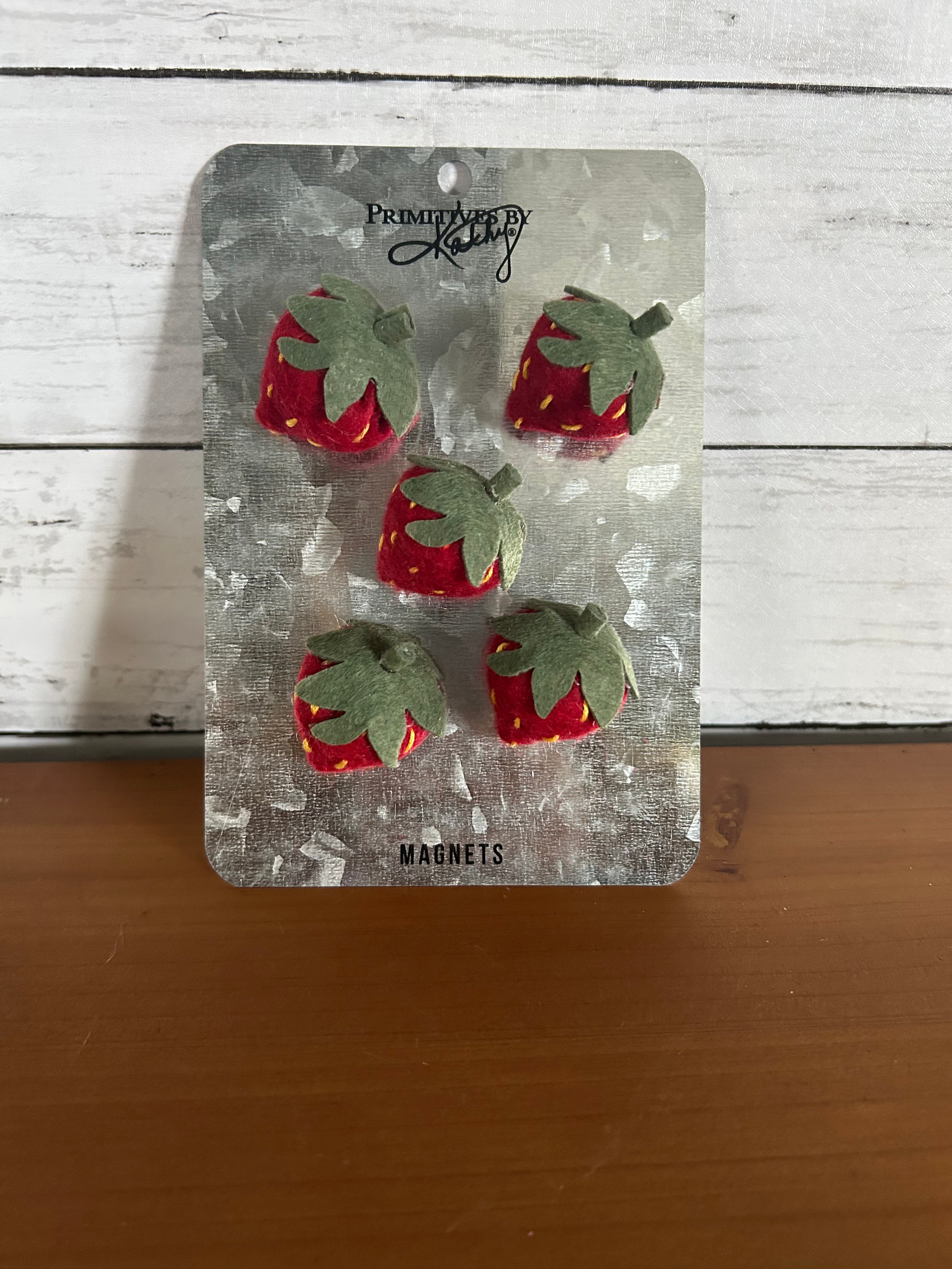Strawberry Kitchen Magnets
