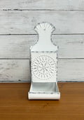 Rustic White Match Box