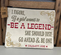 Be a legend, travel bag