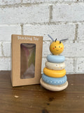 Baby bee stacking toy