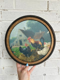 Chickens in the barnyard