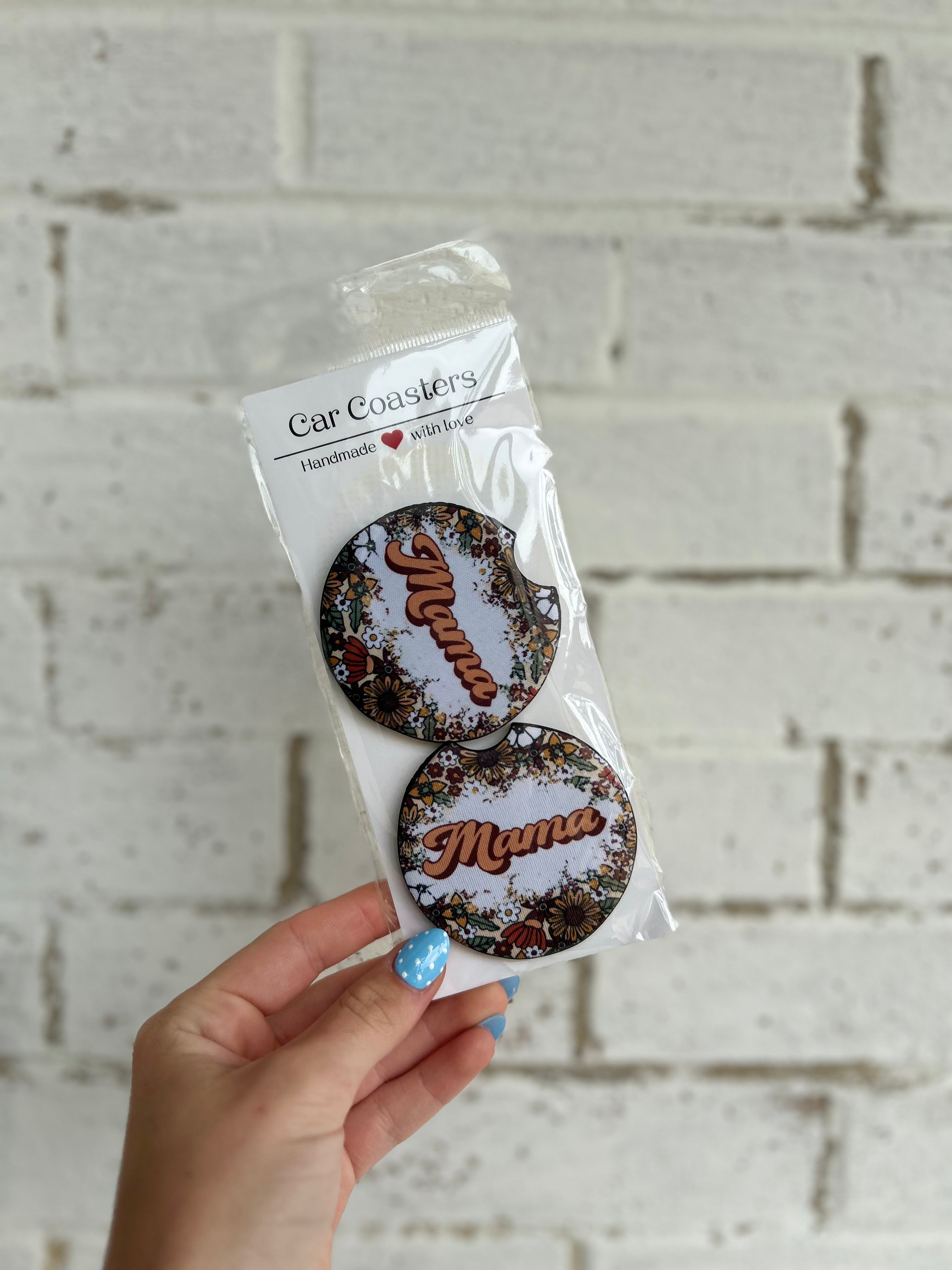 Mama Car Coaster Set