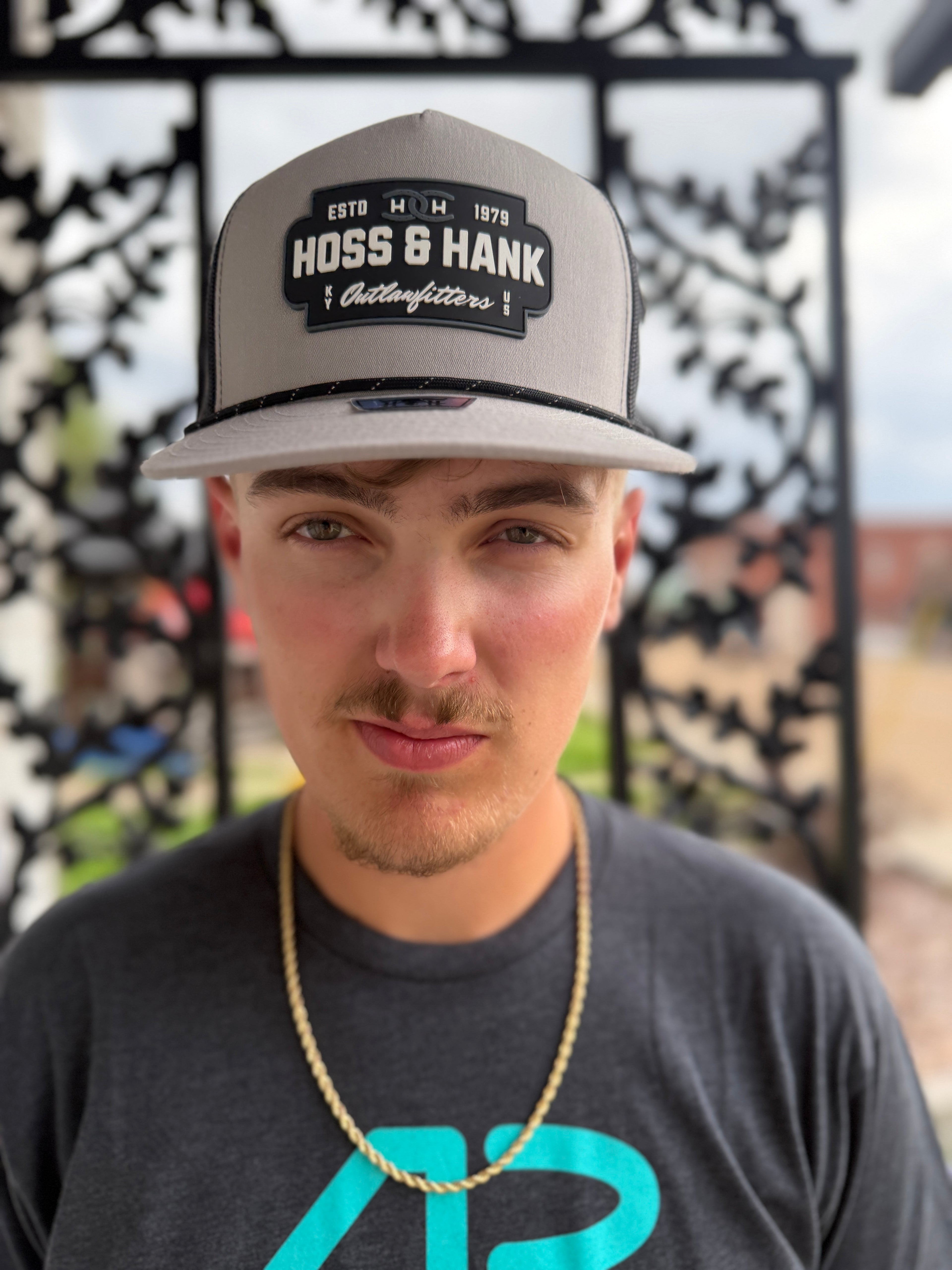 Grey Hoss and Hank Hat