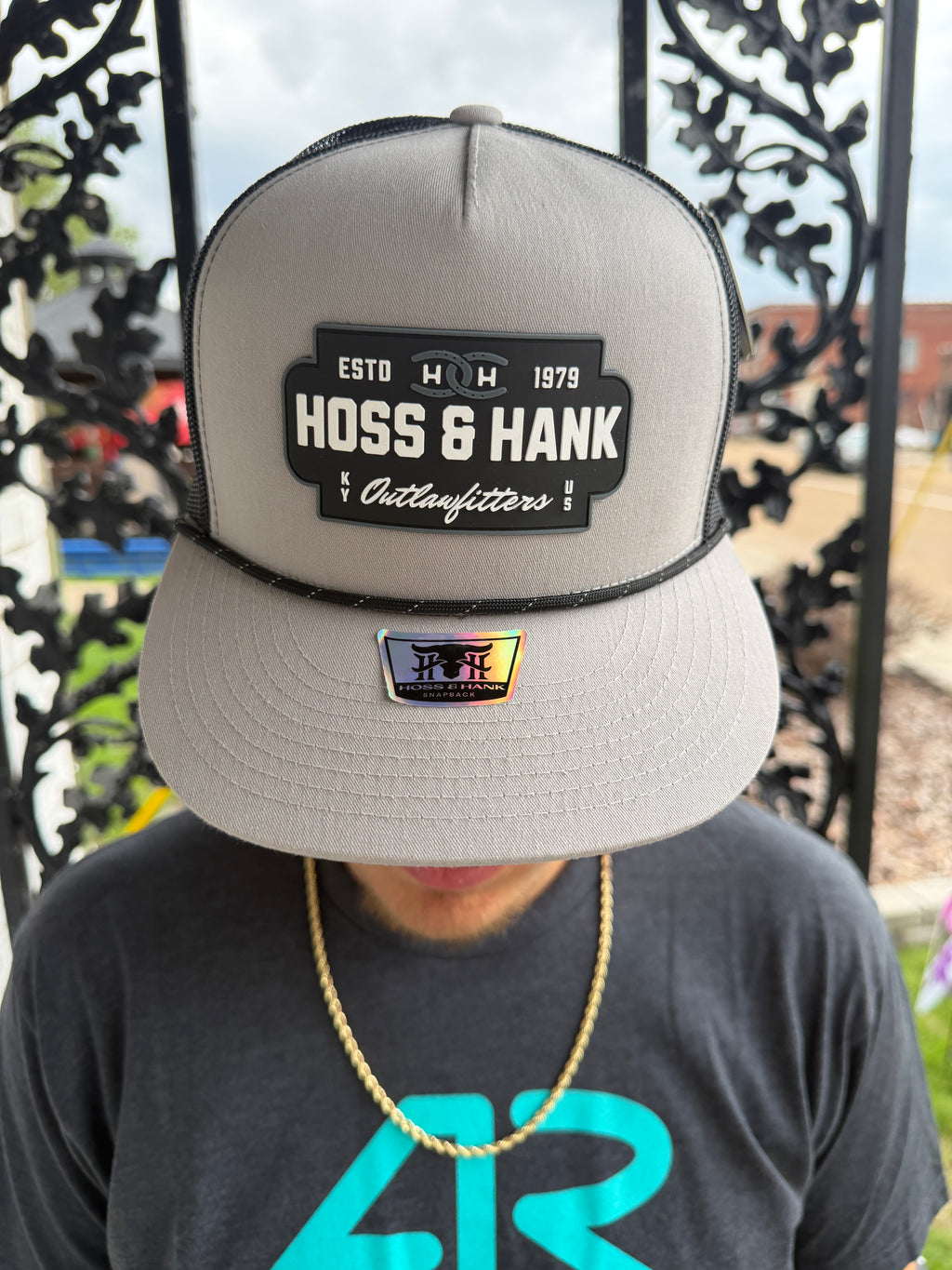 Grey Hoss and Hank Hat