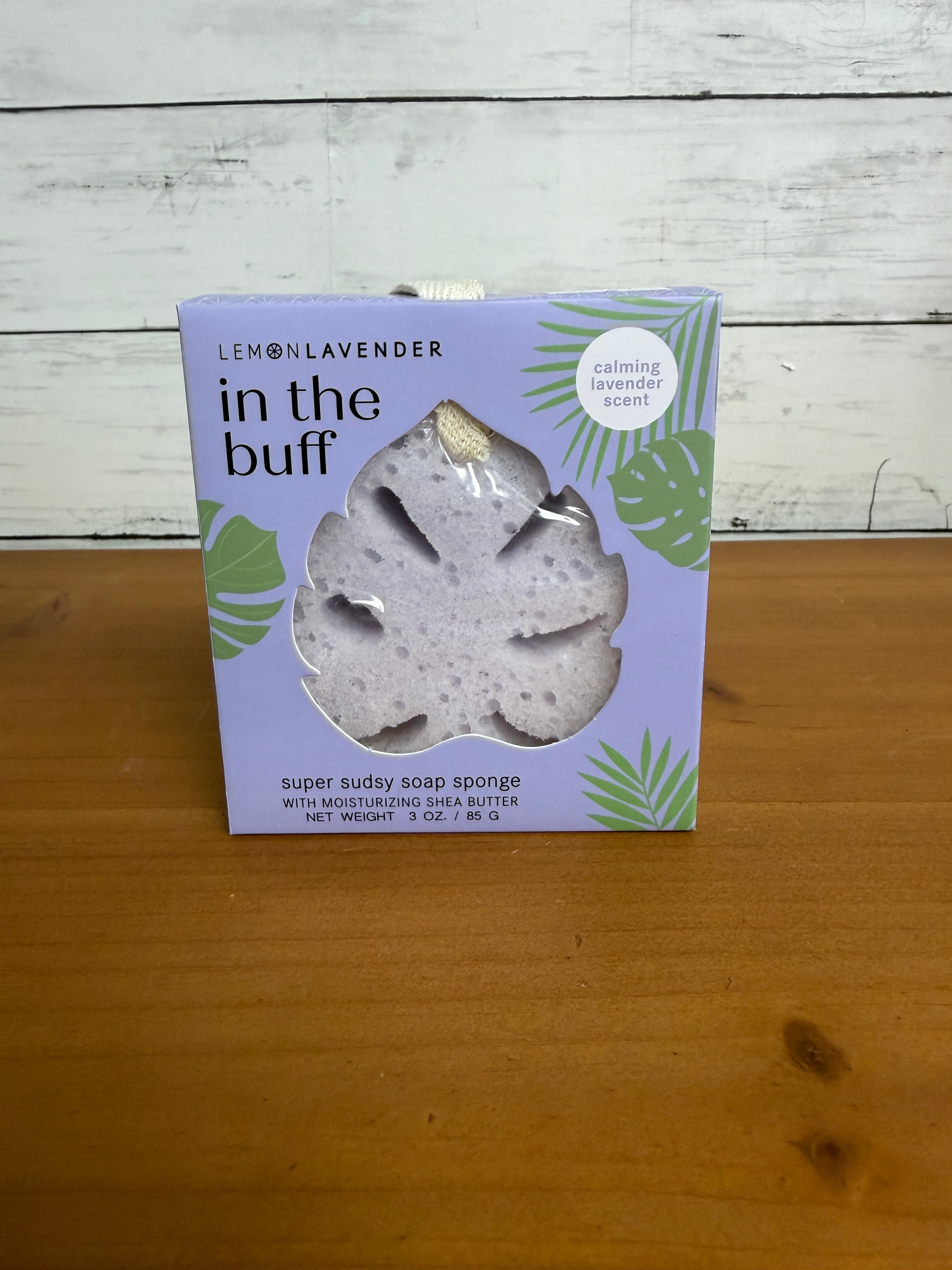 Lemon Lavender, Lavender Soap Sponge