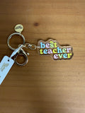 Best Teacher Ever Keychain