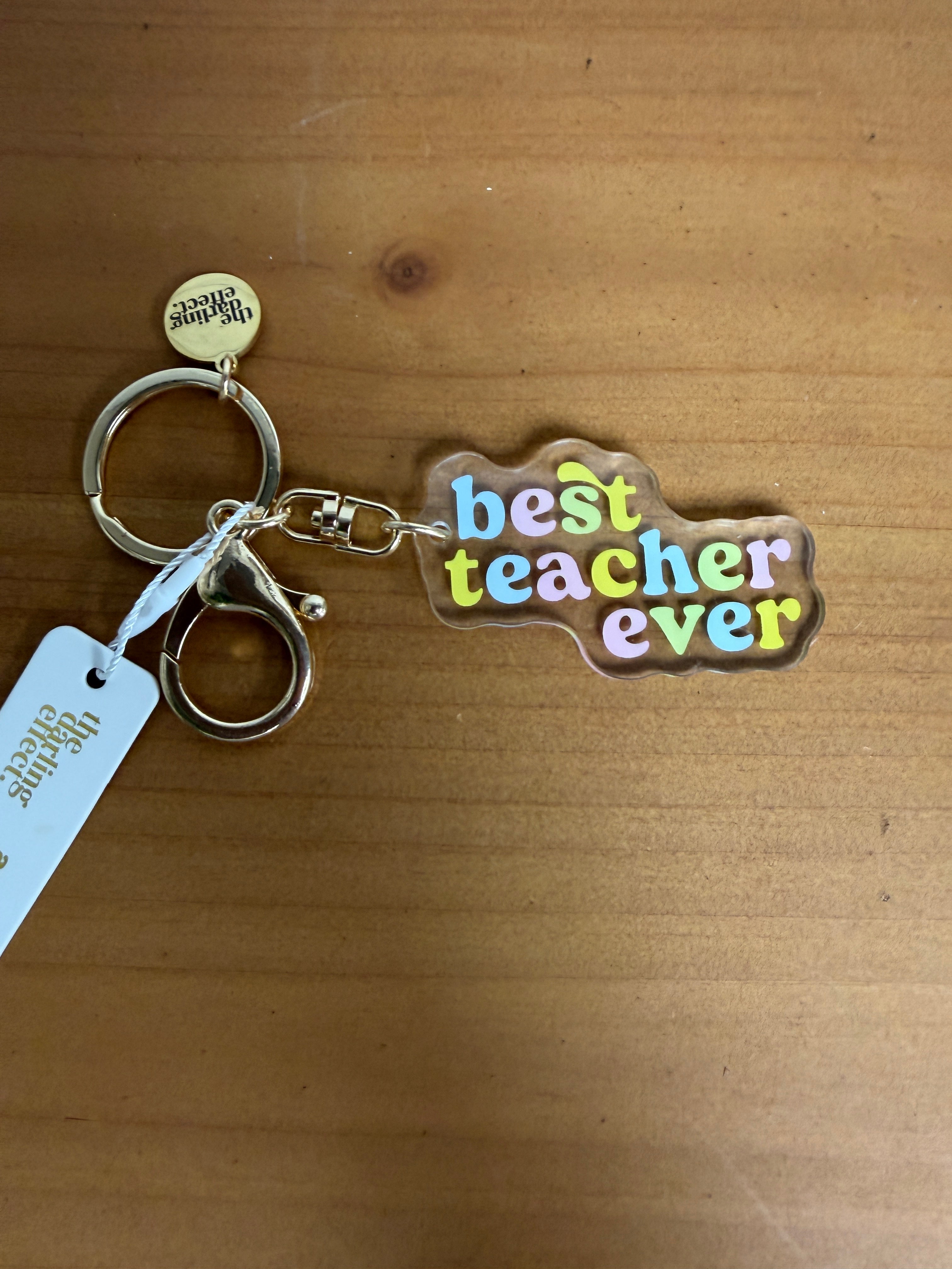 Best Teacher Ever Keychain