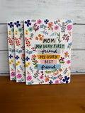 Mom Very Best Friend Notebook